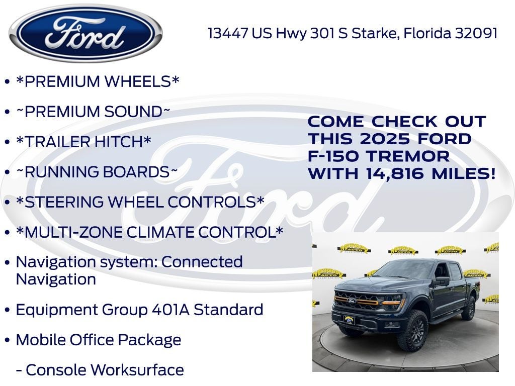 2025 Ford F-150 Tremor