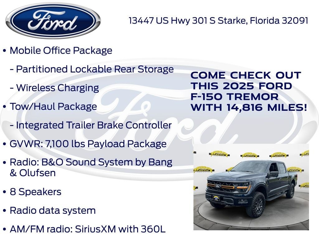 2025 Ford F-150 Tremor