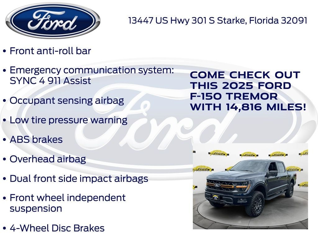 2025 Ford F-150 Tremor