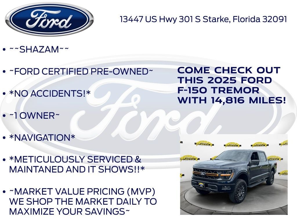 2025 Ford F-150 Tremor