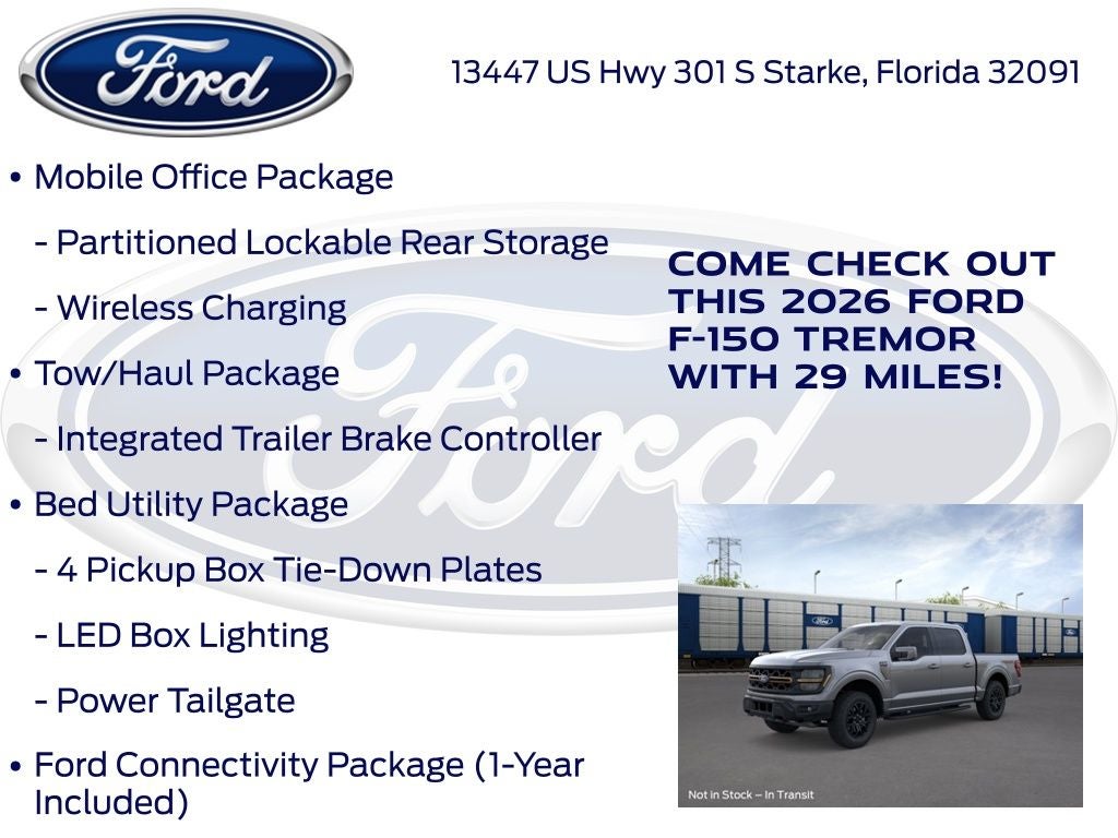 2026 Ford F-150 Tremor 402A