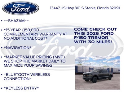 2026 Ford F-150 Tremor InTransit