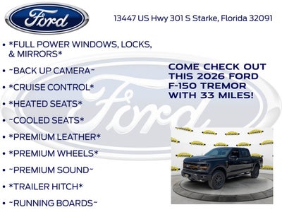 2026 Ford F-150 Tremor 402A