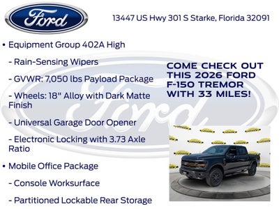 2026 Ford F-150 Tremor 402A