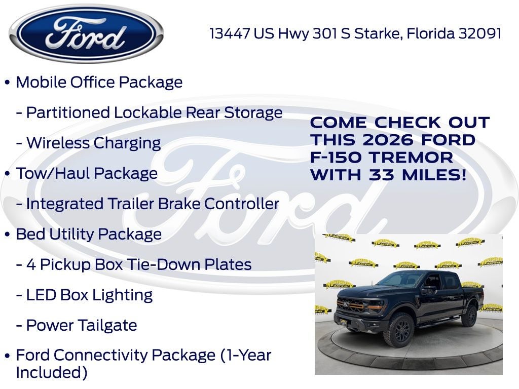 2026 Ford F-150 Tremor 402A