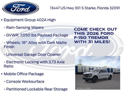 2026 Ford F-150 Tremor 402A