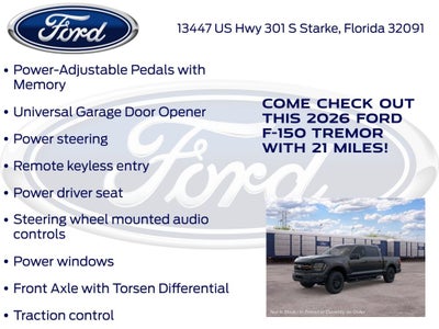 2026 Ford F-150 Tremor 402B
