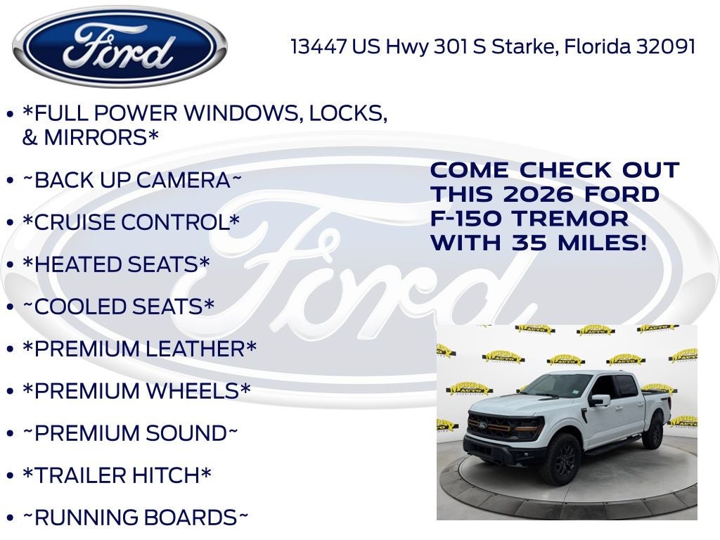 2026 Ford F-150 Tremor InTransit