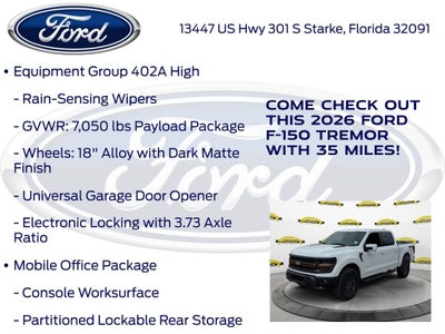 2026 Ford F-150 Tremor 402A