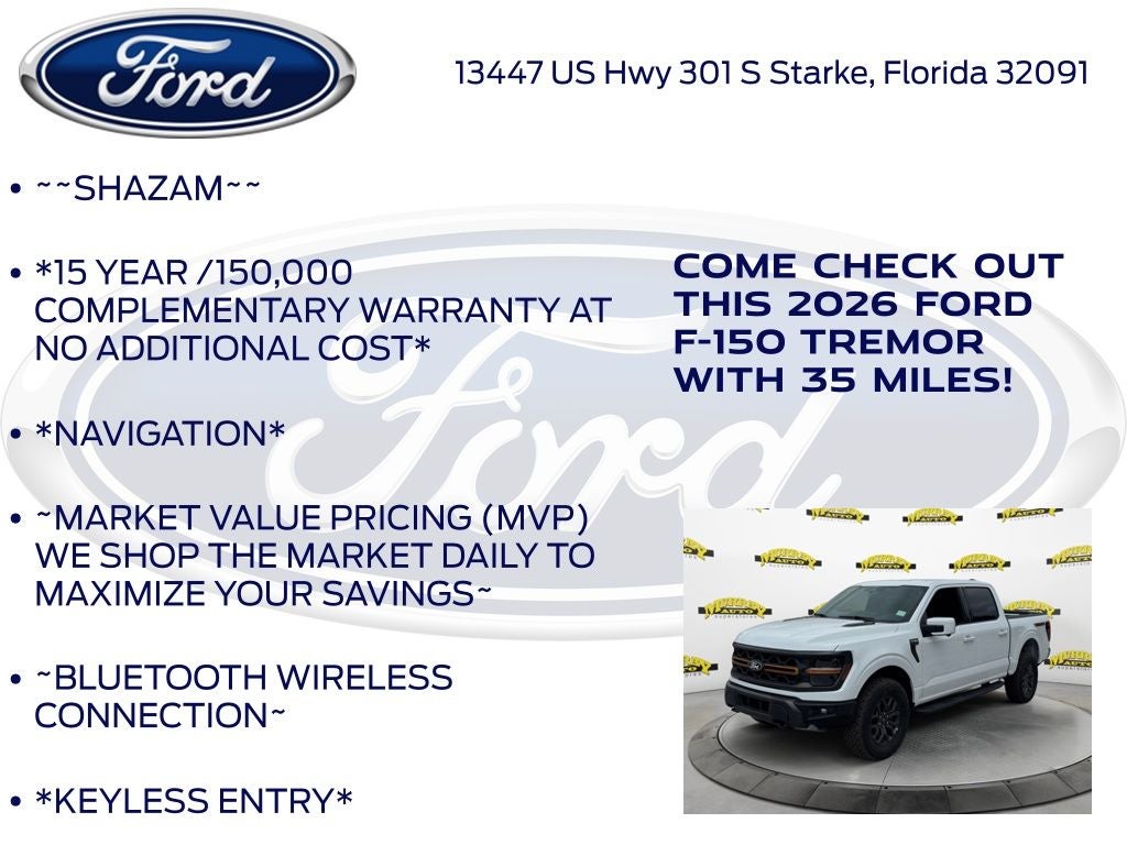 2026 Ford F-150 Tremor InTransit