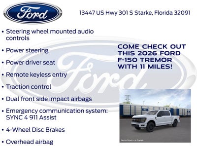 2026 Ford F-150 Tremor 401A