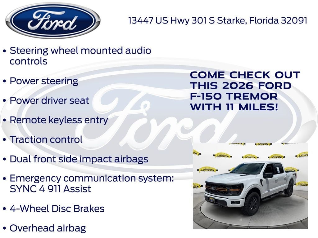 2026 Ford F-150 Tremor 401A
