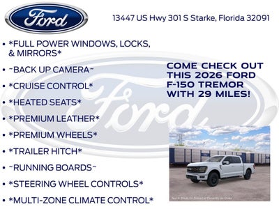 2026 Ford F-150 Tremor 402B