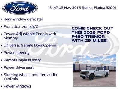 2026 Ford F-150 Tremor 402B