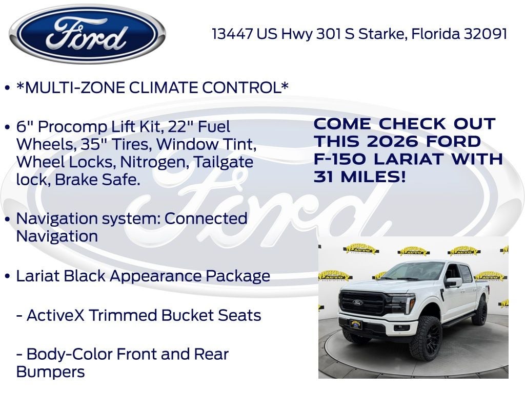 2026 Ford F-150 Lariat 501A