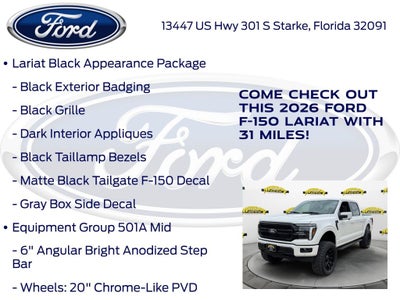 2026 Ford F-150 Lariat 501A
