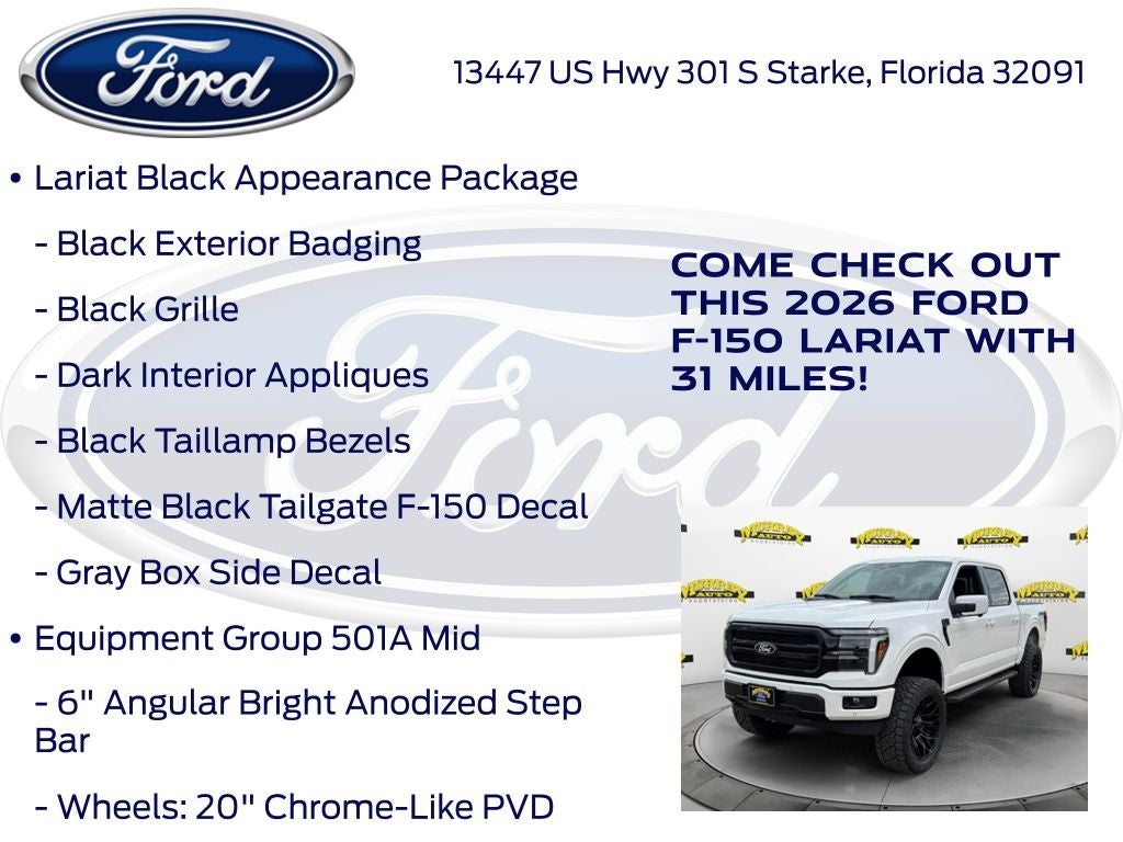 2026 Ford F-150 Lariat 501A