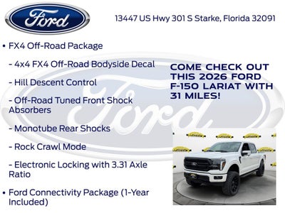 2026 Ford F-150 Lariat 501A