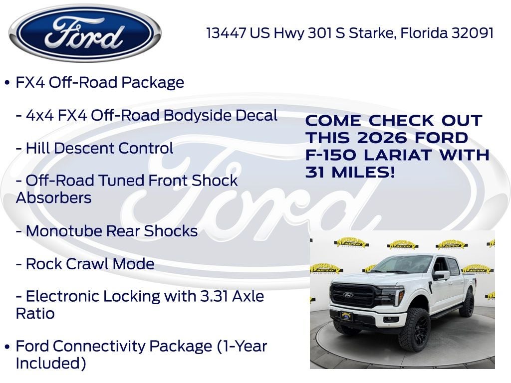 2026 Ford F-150 Lariat 501A