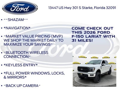 2026 Ford F-150 Lariat 501A