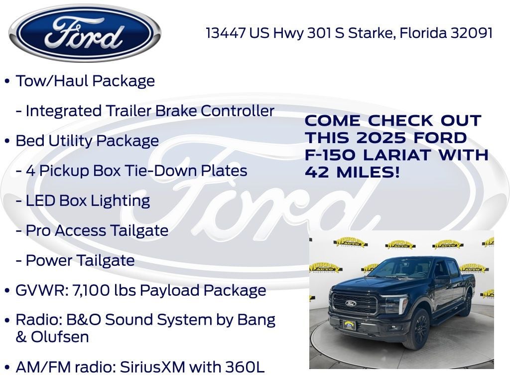 2025 Ford F-150 Lariat 501A