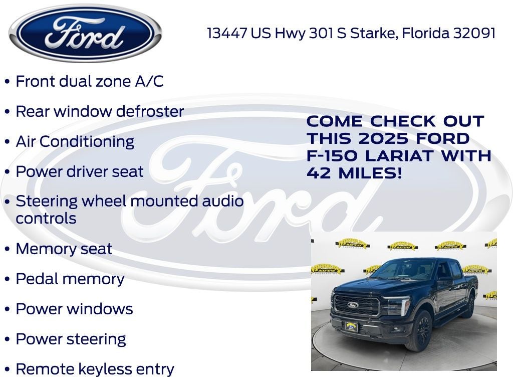 2025 Ford F-150 Lariat 501A