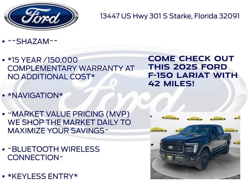 2025 Ford F-150 Lariat 501A