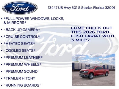 2026 Ford F-150 Lariat 500A