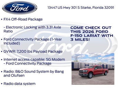 2026 Ford F-150 Lariat 500A