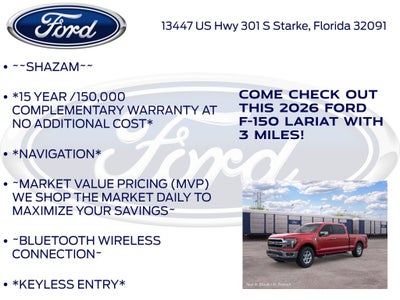 2026 Ford F-150 Lariat 500A
