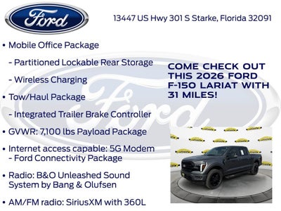 2026 Ford F-150 Lariat 502A