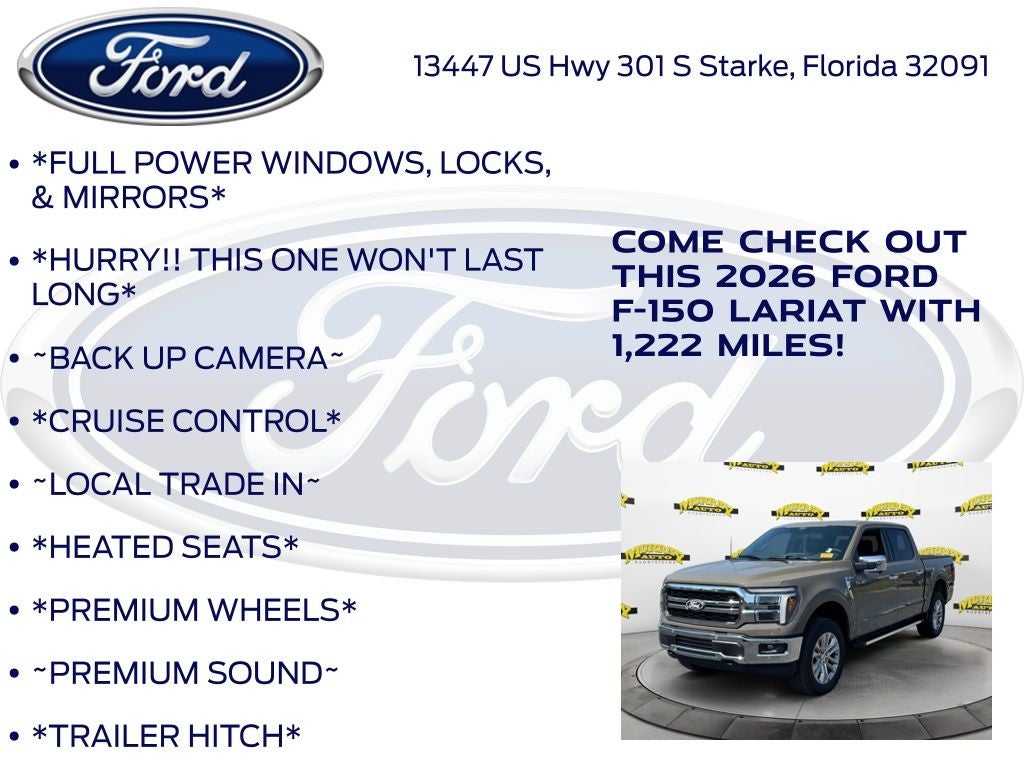 2026 Ford F-150 Lariat