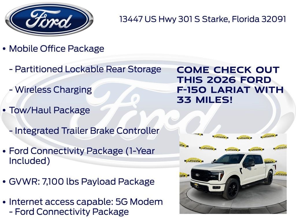 2026 Ford F-150 Lariat 502A