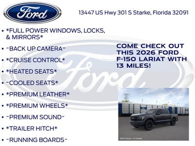 2026 Ford F-150 Lariat 501A