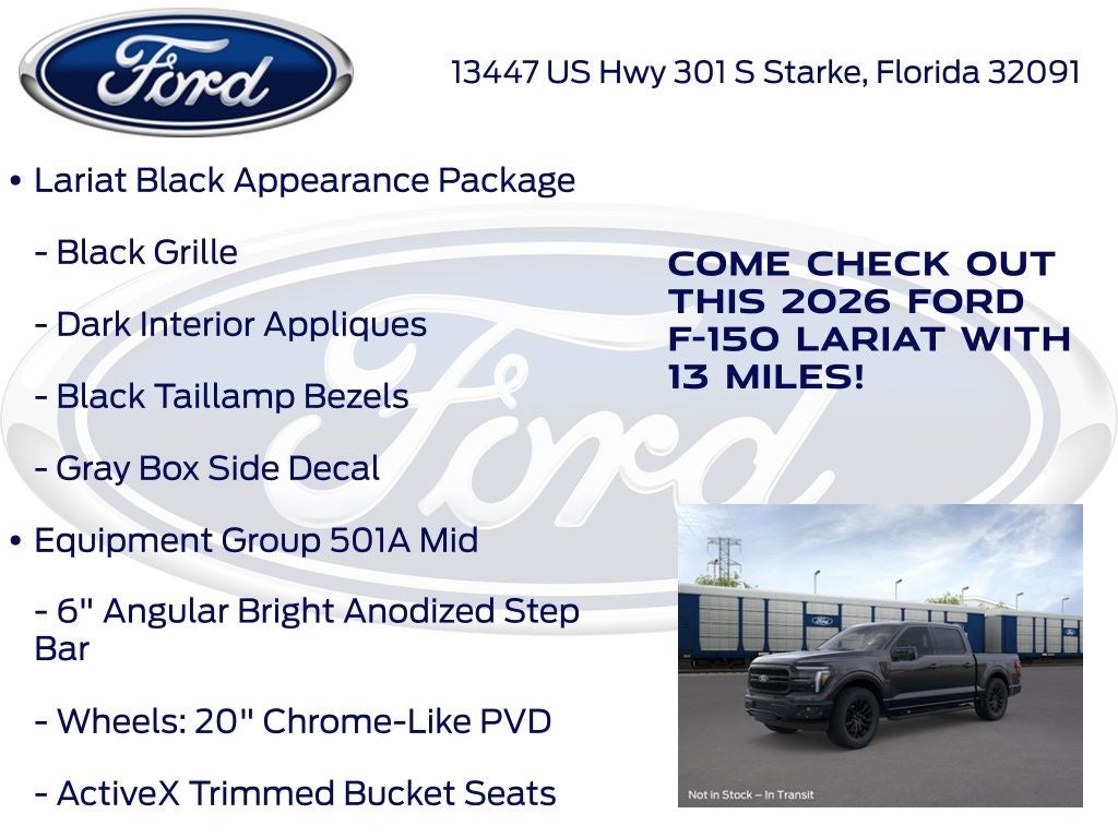 2026 Ford F-150 Lariat 501A