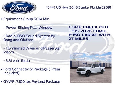 2026 Ford F-150 Lariat 501A
