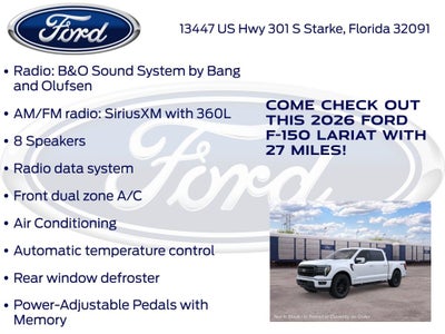 2026 Ford F-150 Lariat 501A