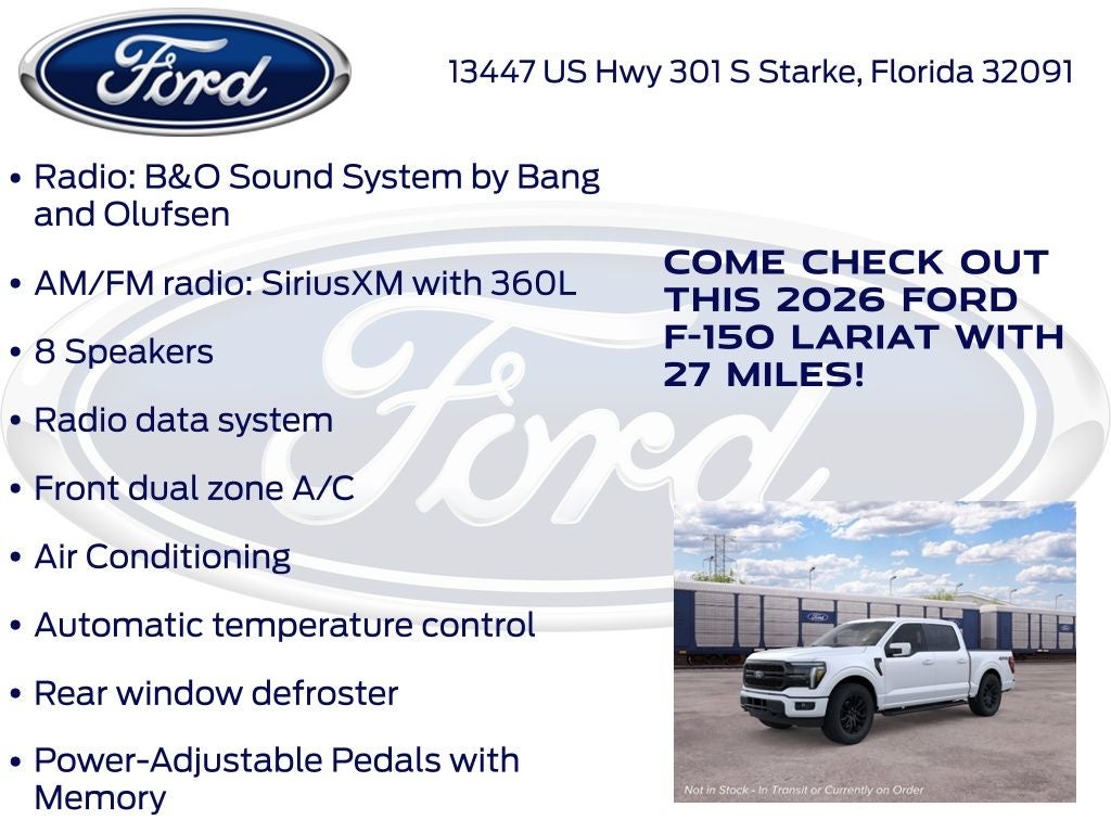 2026 Ford F-150 Lariat 501A