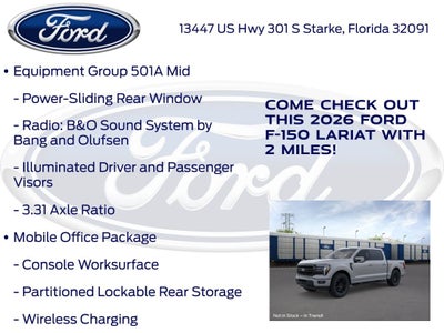 2026 Ford F-150 Lariat 501A