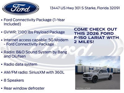 2026 Ford F-150 Lariat 501A