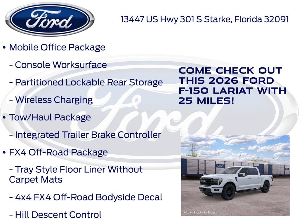 2026 Ford F-150 Lariat 502A