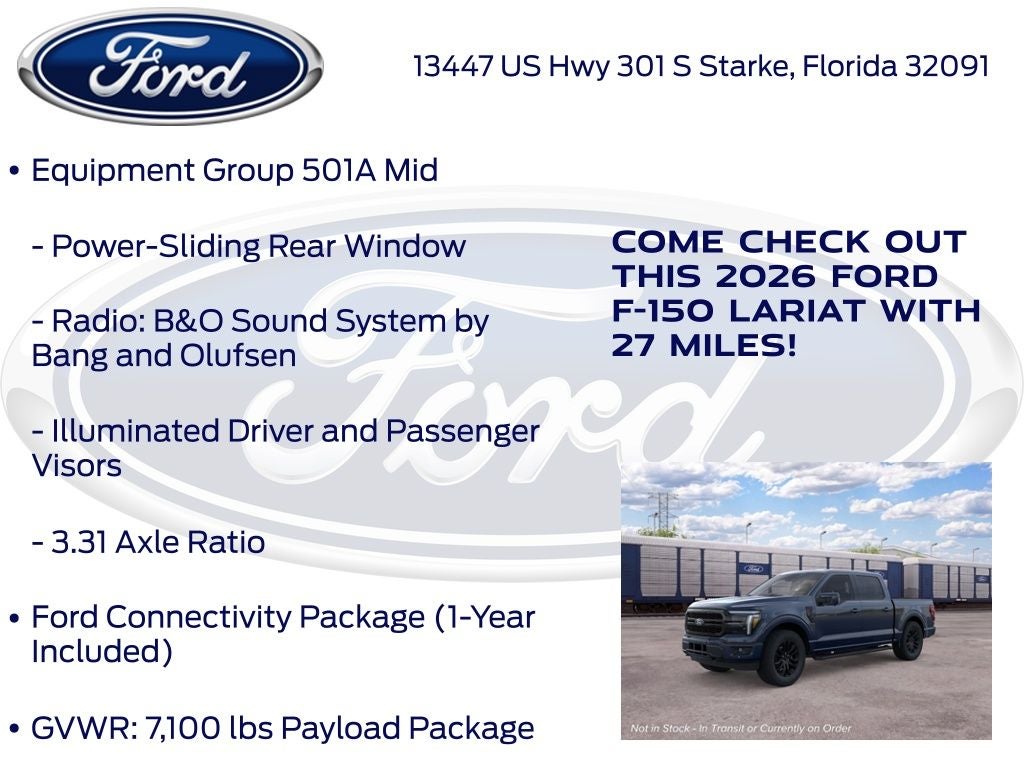 2026 Ford F-150 Lariat 501A