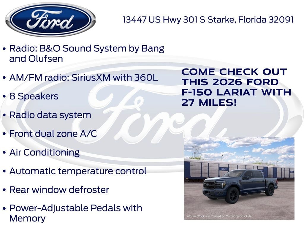 2026 Ford F-150 Lariat 501A