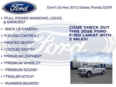 2026 Ford F-150 Lariat 501A
