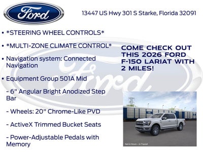 2026 Ford F-150 Lariat 501A