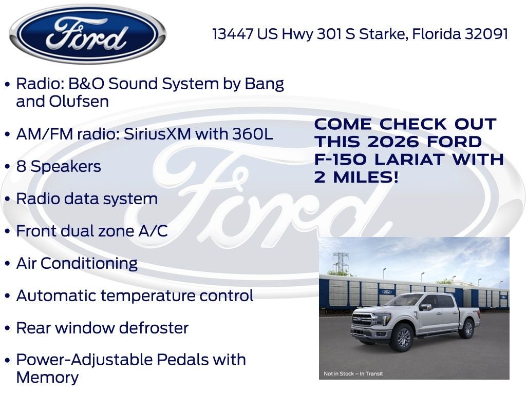 2026 Ford F-150 Lariat 501A