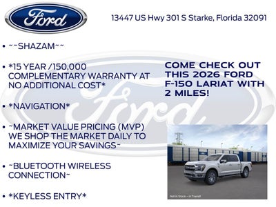 2026 Ford F-150 Lariat 501A