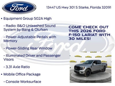 2026 Ford F-150 Lariat 502A