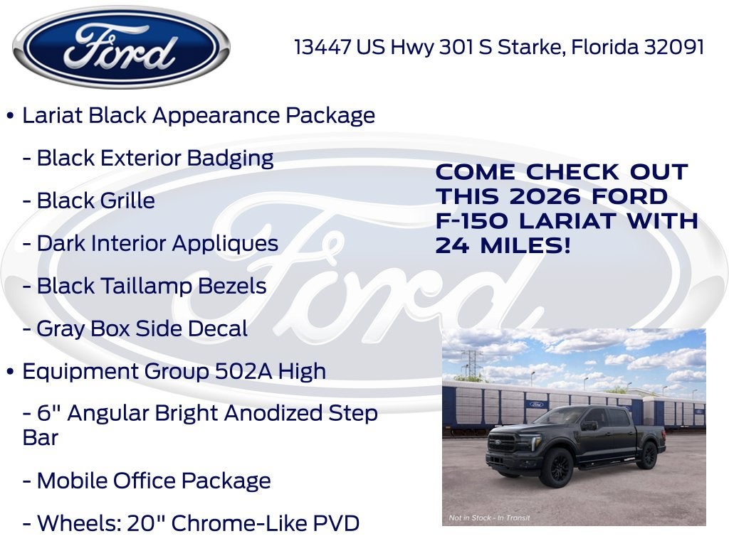 2026 Ford F-150 Lariat 502A