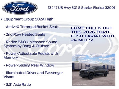 2026 Ford F-150 Lariat 502A